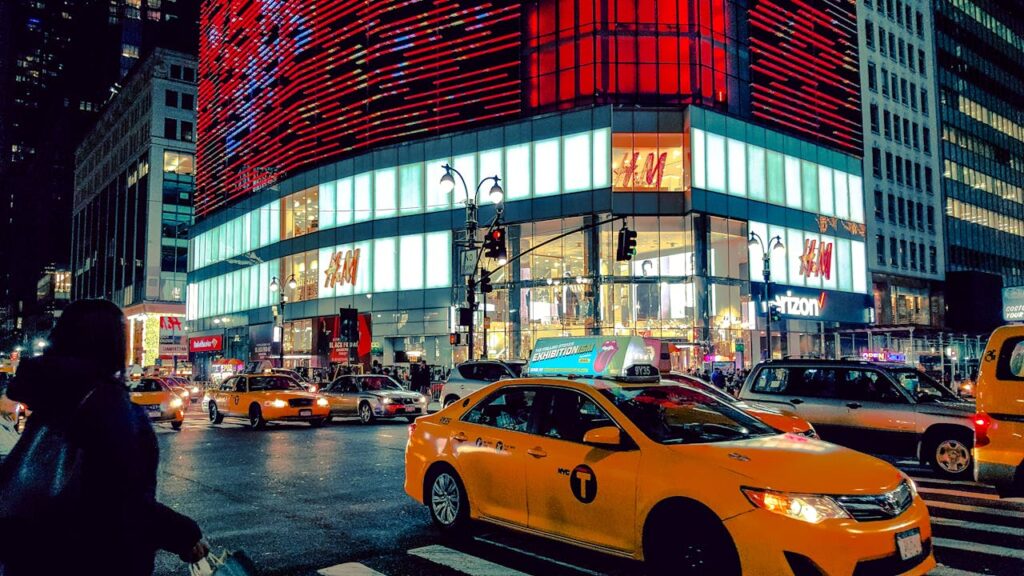 Time-lapse Phot Oof a Yellow Car